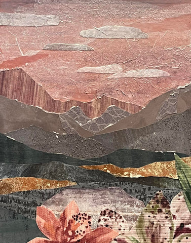 Recycled Materials Workshop - Spring Landscape Collage (March 2026)